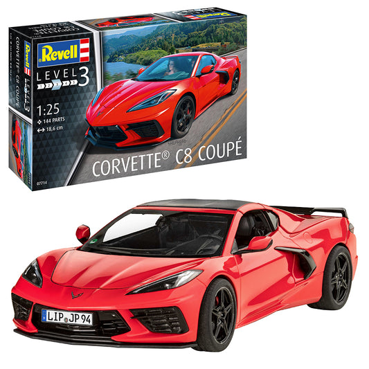 Revell 07714 Corvette C8 Coupé 1:25 Car Model Kit