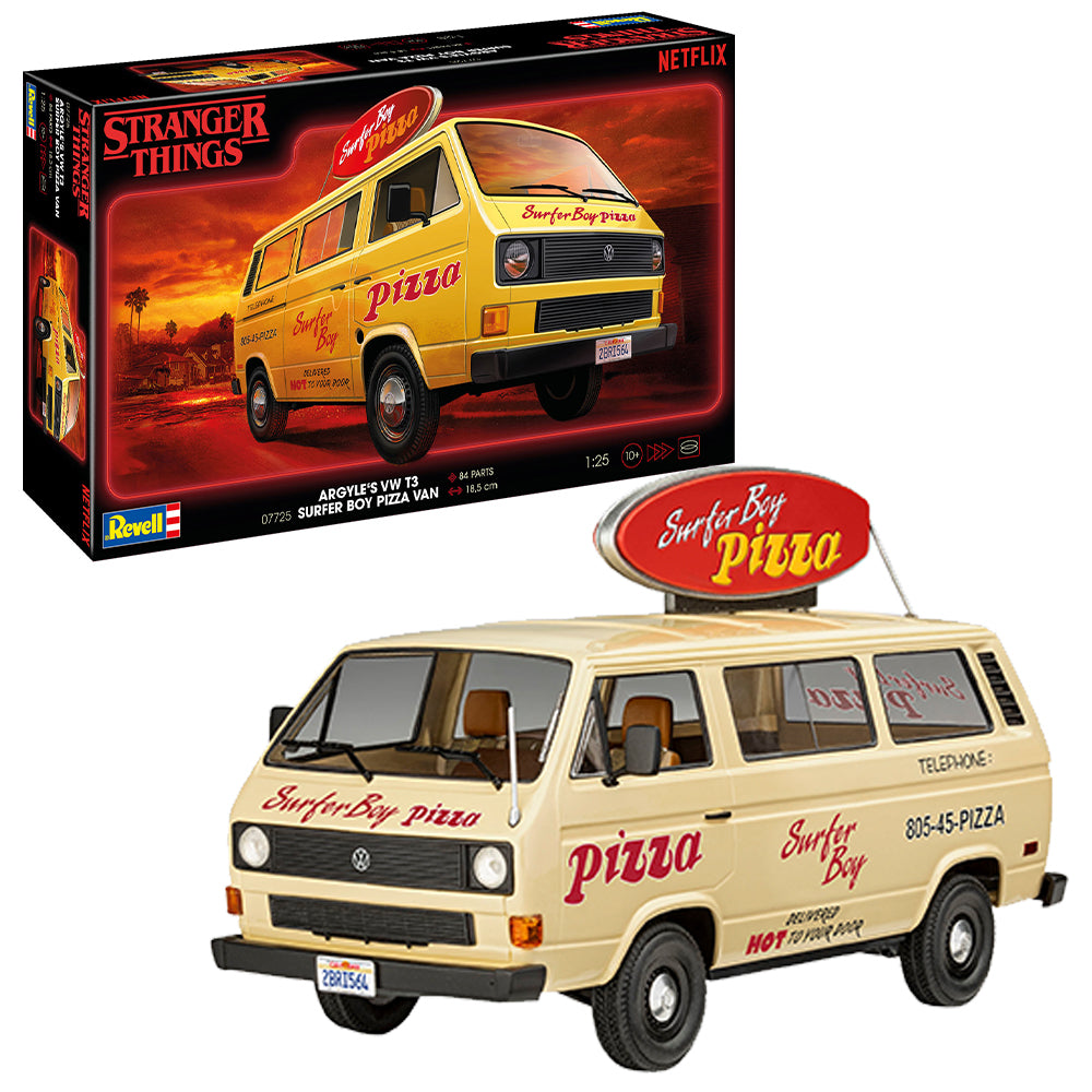 Revell 07725 VW T3 Bus "Surfer Boy": Stranger Things 1:25 Model Kit