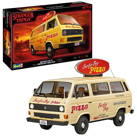 Revell 07725 VW T3 Bus "Surfer Boy": Stranger Things 1:25 Model Kit