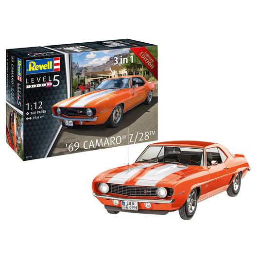 Revell 07727 '69 Chevy Camaro 1:12 Model Kit