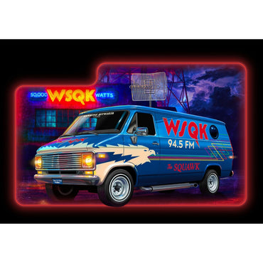 Revell 07732 Stranger Things GMC® WSQK Squawk Van 1:25 Model Kit