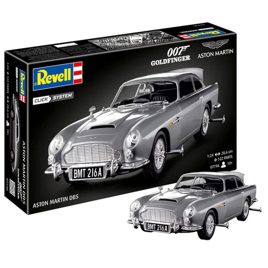 Revell James 07746 Bond 007 Aston Martin DB5 Click 1:24 Model Kit