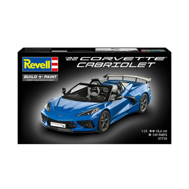 Revell 07750 22 Corvette C8 Cabriolet 1:25 Model Kit