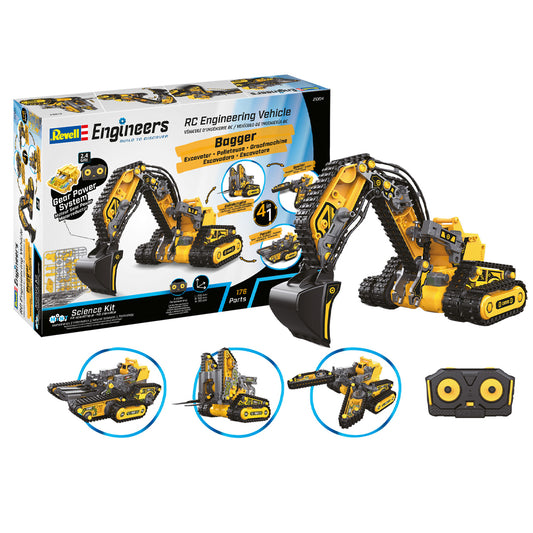Revell 21304 Engineers: RC Engineering Bagger Vehicle 4-in-1 STEM Kit