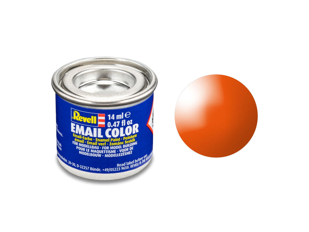 Revell Gloss Orange (RAL 2004) Email Colour Enamel 14ml Model Paint No.30