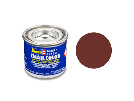 Revell Matt Reddish Brown (RAL 3009) Email Colour 14ml Model Paint No.37