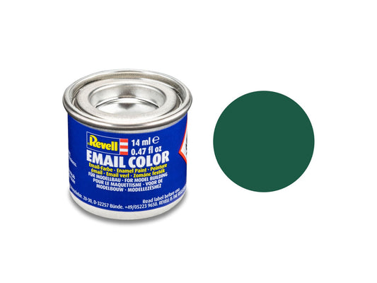 Revell Matt Dark Green Email Colour Enamel 14ml Model Paint No.39