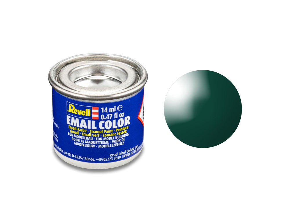 Revell Gloss Sea/Moss Green (RAL 6005) Email Colour 14ml Model Paint No.62