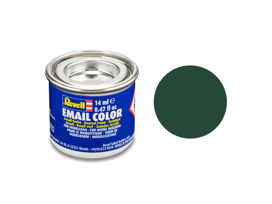 Revell Matt RAF Dark Green Email Colour Enamel 14ml Model Paint No.68
