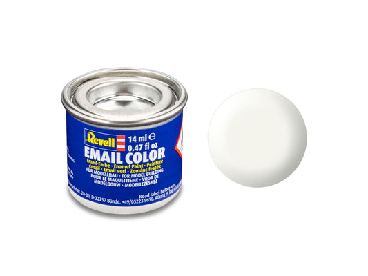 Revell Silk White (RAL 9010) Email Colour Enamel - 14ml Model Paint No.301