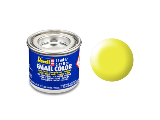 Revell Silk Luminous Yellow (RAL 1026) Email Colour 14ml Model Paint No.312