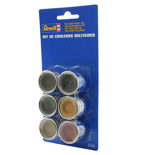 REVELL Military Colour Set 2 (6x14ml colours) Enamel Paints 32341