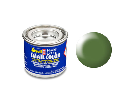 Revell Silk Fern Green (RAL 6025) Email Colour Enamel 14ml Model Paint No.360