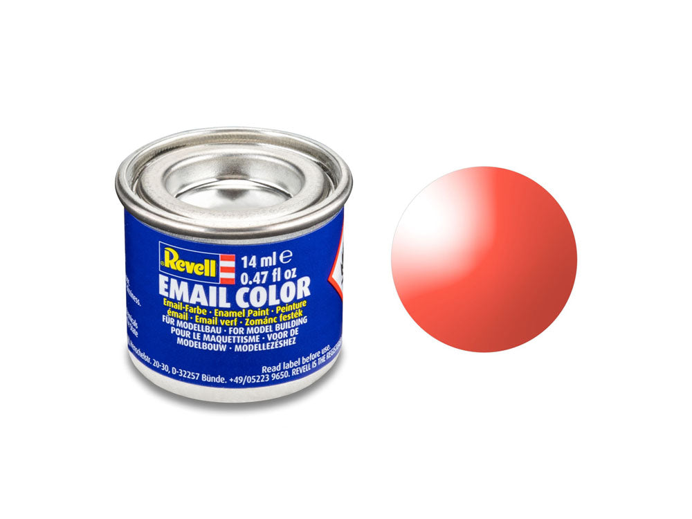Revell Clear Red Email Colour Enamel 14ml Model Paint No.731