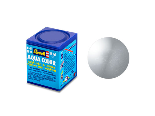 Revell Metallic Silver Aqua Colour Acrylic 18ml Model Paint No.90