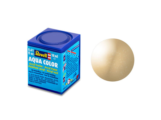 Revell Metallic Gold Aqua Colour Acrylic - 18ml Model Paint No.94