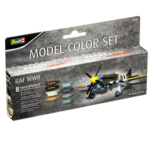 Revell 36201 Model Colour RAF WWII 8 Paints Set