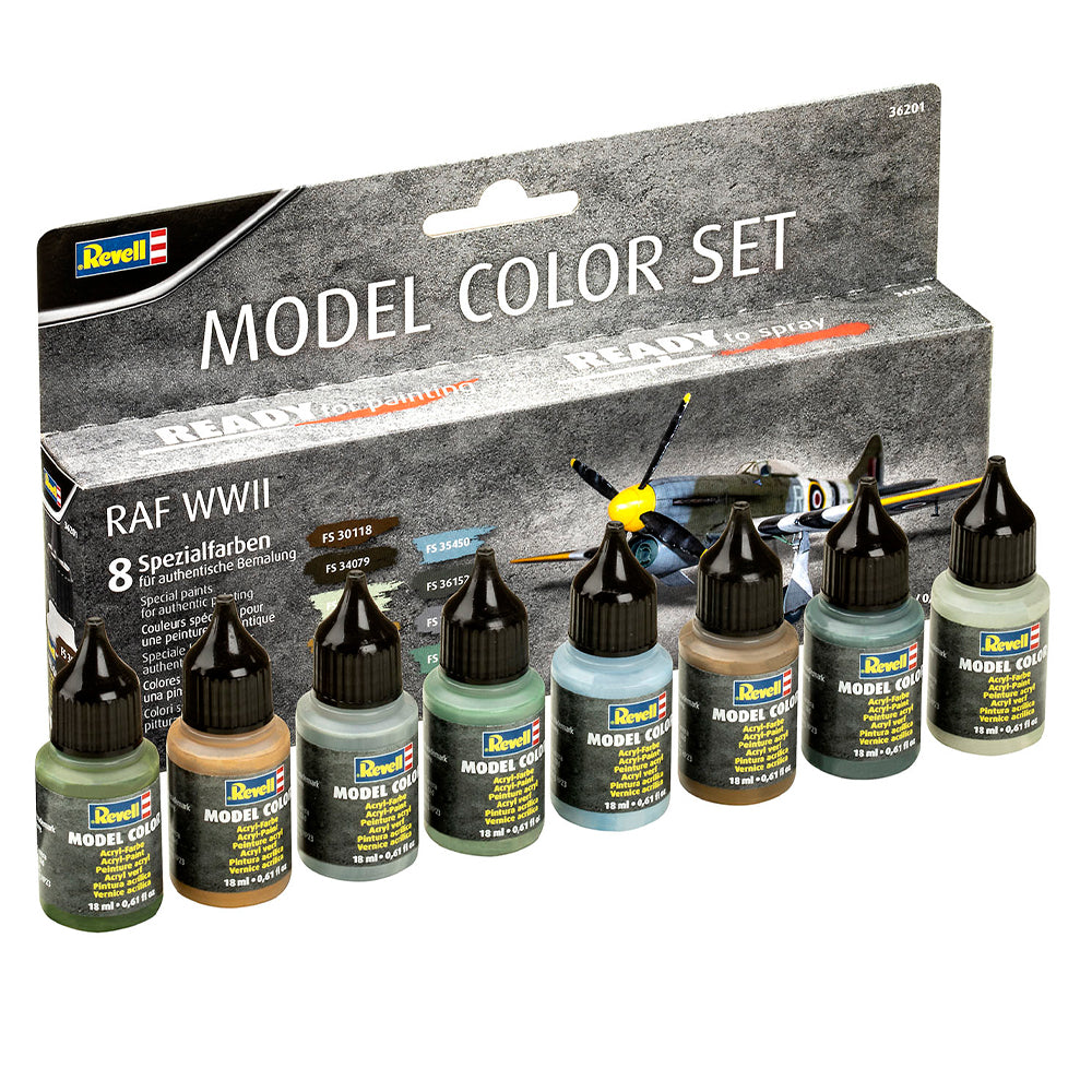 Revell 36201 Model Colour RAF WWII 8 Paints Set