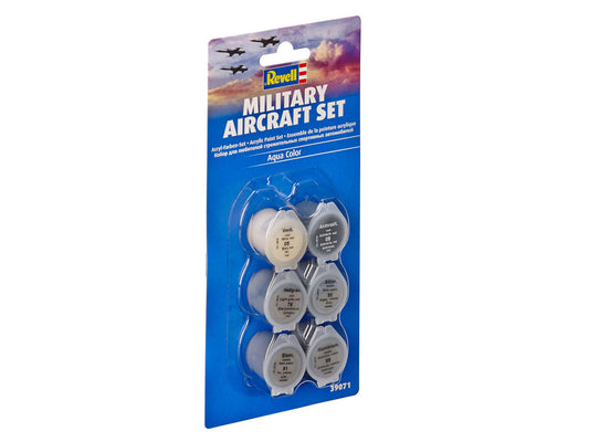 Revell Military Aircraft Aqua Colour Acrylic Paint Set (6x 5ml) 39071