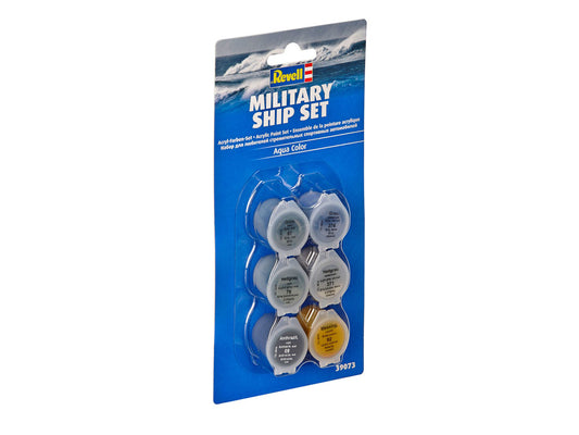 Revell Military Ship Aqua Colour Acrylic Paint Set (6x 5ml) 39073