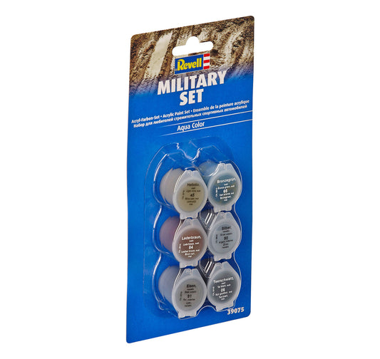 Revell Military Vehicles Aqua Colour Acrylic Paint Set (6x 5ml) 39075