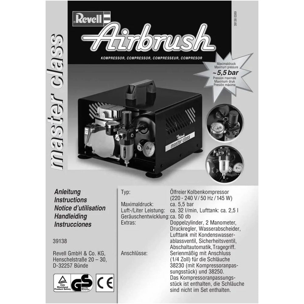 Revell 39137 Master Class Air Compressor (EU Plug)
