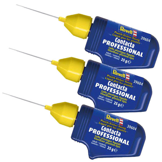REVELL Contacta Professional 3x Liquid Glue for Plastics - 25g 39604