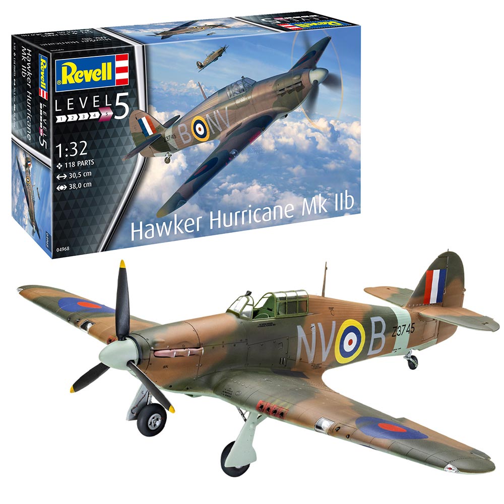 Revell 04968 Hawker Hurricane Mk IIb 1:32 Plane Model Kit