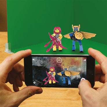 StikBot Legendz 2-Pack - Valor & Ruebell - Animation Figures AR App STEAM Toy