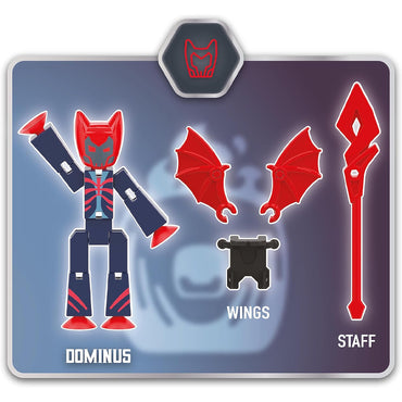 StikBot Legendz 2-Pack - Raze Oni & Dominus - Animation Figures AR App STEAM Toy