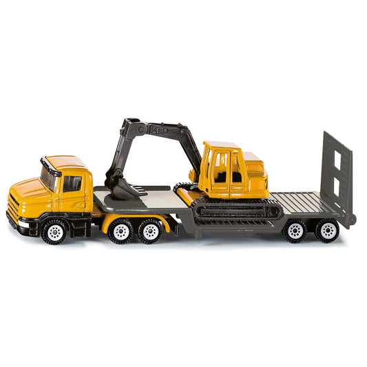 Siku 1611 Low Loader with Excavator 1:87 Diecast Toy