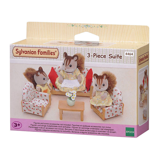 3 Piece Suite - SYLVANIAN Families Figures Dolls Furniture 4464