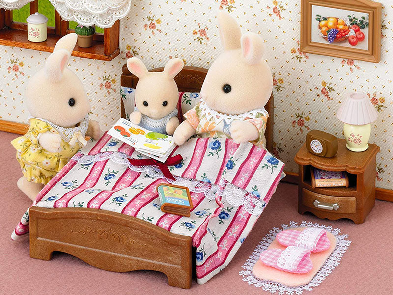 Semi - Double Bed - SYLVANIAN Families Dolls Furniture 5019