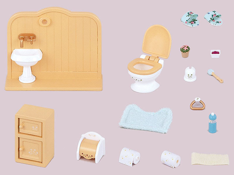 Toilet Set - SYLVANIAN Families Dolls Furniture 5020