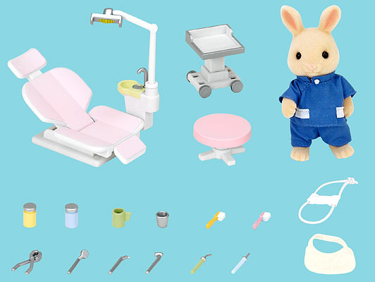 Country Dentist Set - SYLVANIAN Families Figures 5095