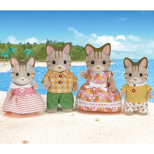 Striped Cat Family - SYLVANIAN Families Figures 5180