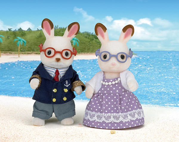 SYLVANIAN Families Chocolate Rabbit Grandparents 5190