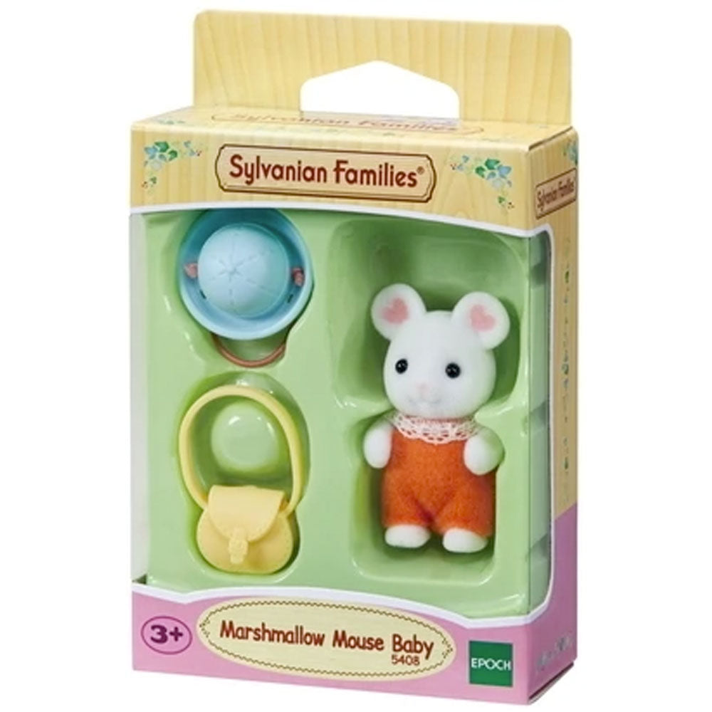 Sylvanian Families Marshmallow Mouse Baby Family Figure 5408