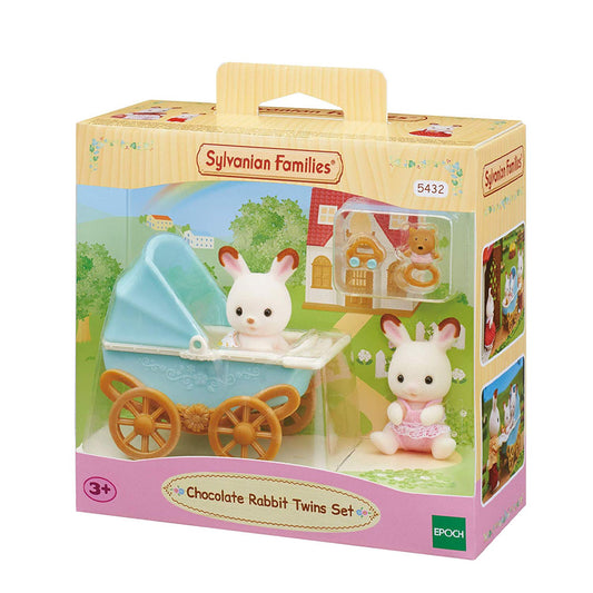 Sylvanian Families 5432 Chocolate Rabbit Twins Set