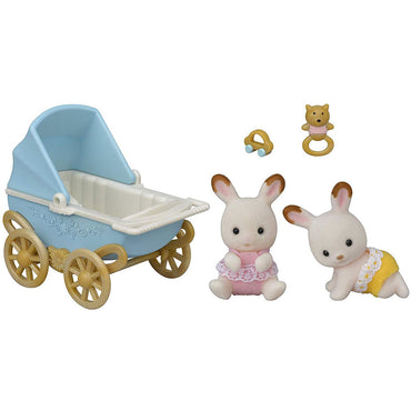 Sylvanian Families 5432 Chocolate Rabbit Twins Set