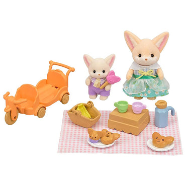 Sylvanian Families Sunny Picnic Set Fennec Fox Sister & Baby 5698