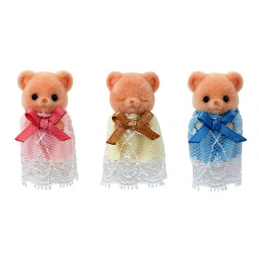SYLVANIAN Families Biscuit Bear Sleepy Triplets 5866