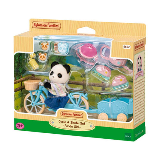 Sylvanian Families Cycle & Skate Set - Panda Girl 5652