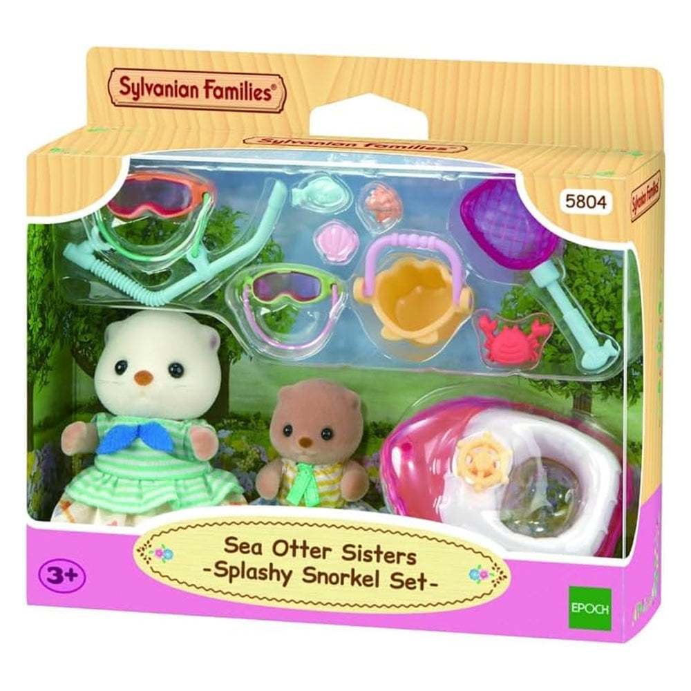 Sylvanian Families Sea Otter Sisters - Splashy Snorkel Set 5804