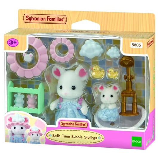 Sylvanian Families Bath Time Bubble Siblings 5805