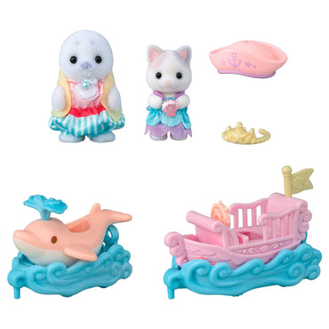 Sylvanian Families Amusement Park Ride Set - Ride the Waves 5820