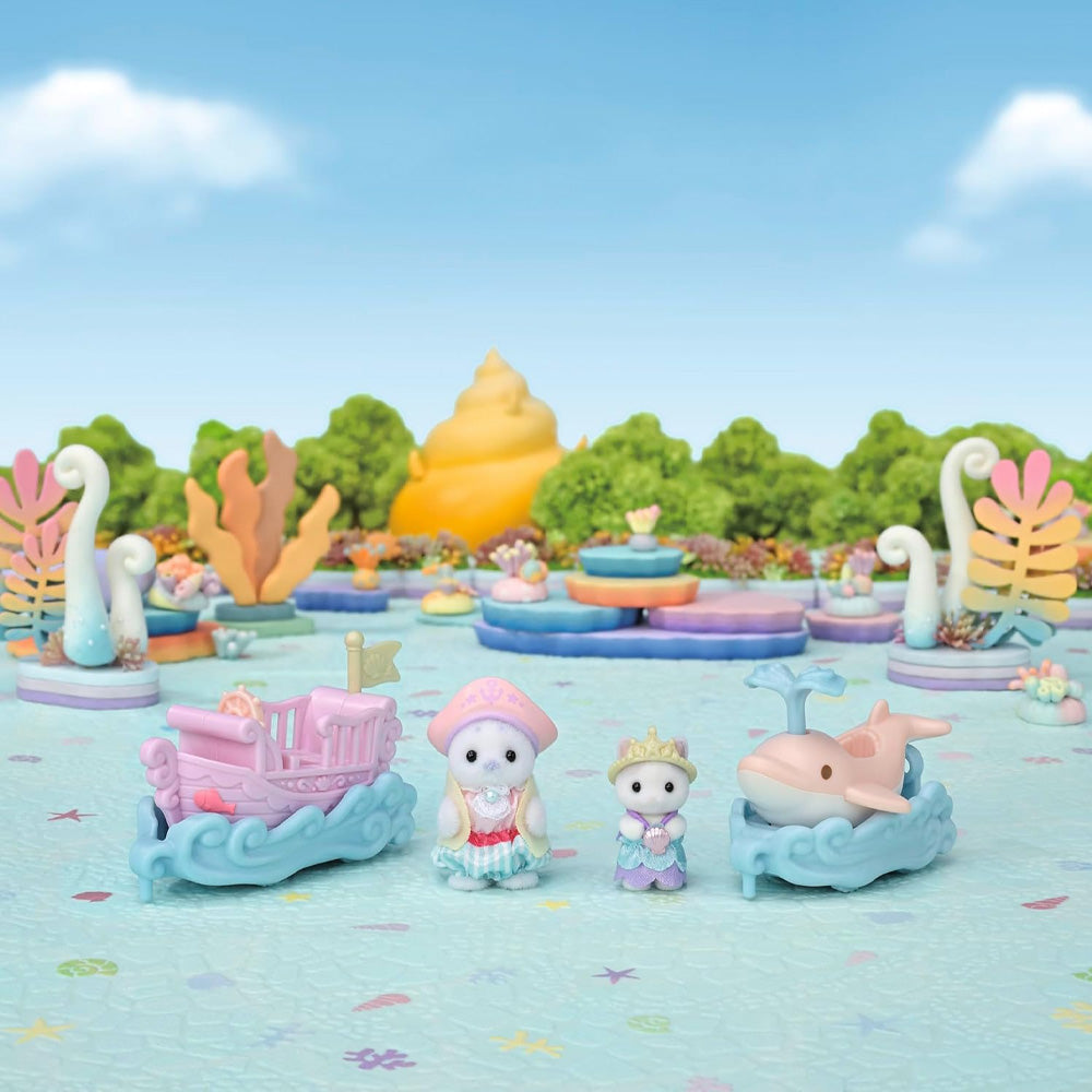 Sylvanian Families Amusement Park Ride Set - Ride the Waves 5820