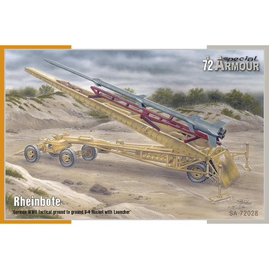 Special Armour 72028 Rheinbote German WWII V-4 Rocket Launcher 1:72 Model Kit