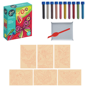 Sandart Fairies and Butterflies - 6 Pack Craft Kit SP4