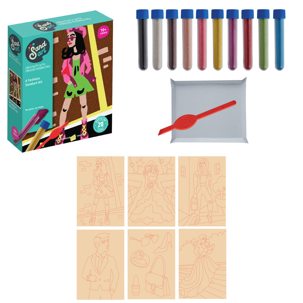 Sandart Fashion - 6 Pack Craft Kit SP6
